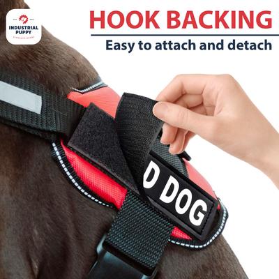 Show full view: Industrial Puppy PTSD Dog Harness Patches, 2 count, Large slide 5 of 7