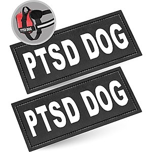 Industrial Puppy PTSD Dog Harness Patches, 2 count, Small