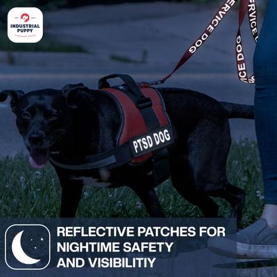Show full view: Industrial Puppy PTSD Dog Harness Patches, 2 count, Small slide 7 of 8