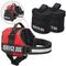 Show in main carousel: Industrial Puppy Reflective Service Dog Harness & Detachable Backpacks, Red, Large: 27 to 33.5-in chest slide 1 of 9