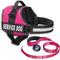Show in main carousel: Industrial Puppy Reflective Service Dog Harness & Leash, Pink, X-Large: 30 to 39-in chest slide 1 of 11