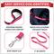 Show in main carousel: Industrial Puppy Reflective Service Dog Harness & Leash, Pink, X-Large: 30 to 39-in chest slide 3 of 11