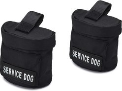 Industrial Puppy Service Dog Harness Saddle Bag, 2 count