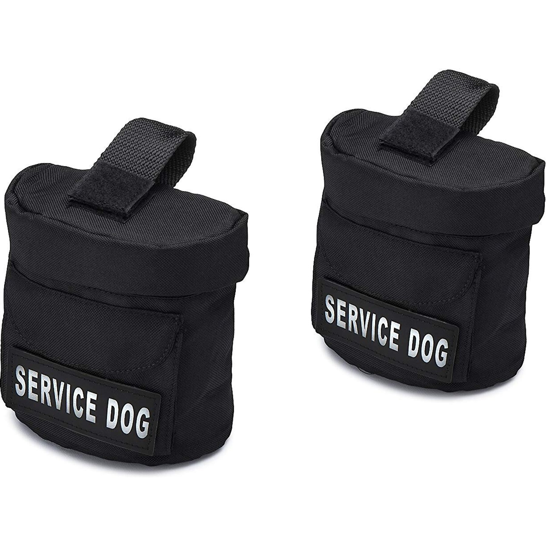 Industrial Puppy Service Dog Harness Saddle Bag, 2 count
