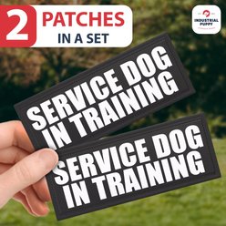 Industrial Puppy Service Dog In Training Patches, Large, 2 count slide 2 of 6