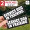 Show in main carousel: Industrial Puppy Service Dog In Training Patches, Large, 2 count slide 2 of 7