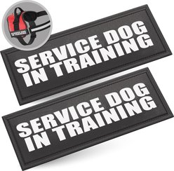Industrial Puppy Service Dog In Training Patches, Small, 2 count