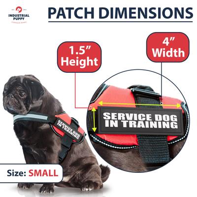 Show full view: Industrial Puppy Service Dog In Training Patches, Small, 2 count slide 3 of 7