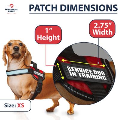 Show full view: Industrial Puppy Service Dog In Training Patches, X-Small, 2 count slide 3 of 7