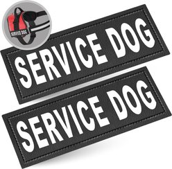 Industrial Puppy Service Dog Patches for Service Dog Vest, 2 count, Large