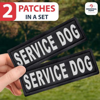 Show full view: Industrial Puppy Service Dog Patches for Service Dog Vest, 2 count, Large slide 2 of 7