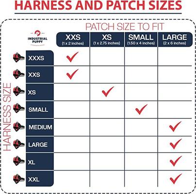 Show full view: Industrial Puppy Service Dog Patches for Service Dog Vest, 2 count, Small slide 4 of 7