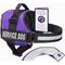 Show in main carousel: Industrial Puppy Service Dog Vest Harness with 2 Reflective Service Dog Patches & 50 ADA Cards, Purple, X-Small slide 1 of 8