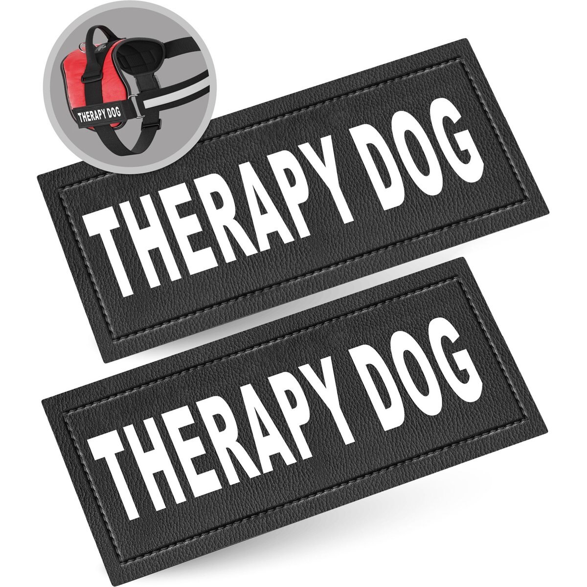 Industrial Puppy Therapy Dog Harness Patch, 2 count, Small