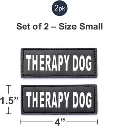 Industrial Puppy Therapy Dog Harness Patch, 2 count, Small slide 2 of 7