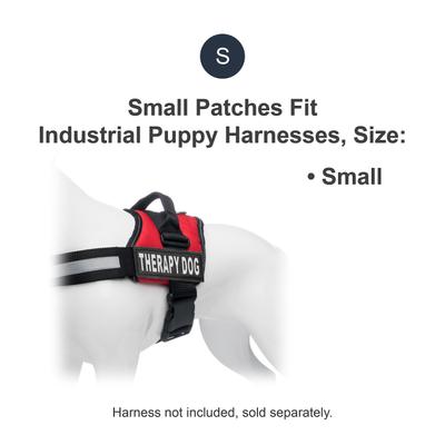 Show full view: Industrial Puppy Therapy Dog Harness Patch, 2 count, Small slide 5 of 8