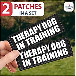 Industrial Puppy Therapy Dog In Training Harness Dog Patch, 2 count slide 2 of 6
