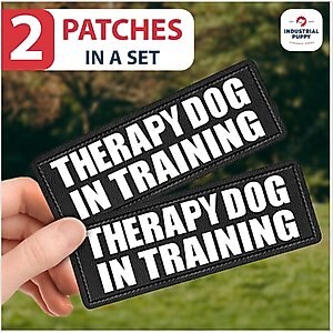 Industrial Puppy Therapy Dog In Training Harness Dog Patch, 2 count