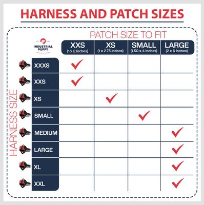 Show full view: Industrial Puppy Therapy Dog In Training Harness Dog Patch, 2 count slide 4 of 6