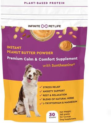 Show full view: Infinite Pet Life Premium Calm & Comfort Powder Supplement for Dogs, 30 servings slide 1 of 5