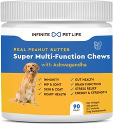 Infinite Pet Life Super Multi-Function Chews Supplement for Dogs, 90 count