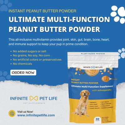 Show full view: Infinite Pet Life Ultimate Multi-Function Powder Supplement for Dogs, 30 servings slide 4 of 4