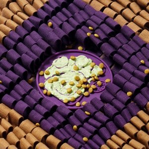 Injoya PB & J Cat & Dog Snuffle Mat, Brown, Medium