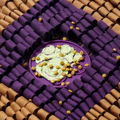 Show full view: Injoya PB & J Cat & Dog Snuffle Mat, Brown, Medium slide 3 of 9