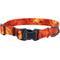 Show in main carousel: Inspire Adjustable Fashion Polyester Standard Dog Collar, Blazing Shards, Large: 18 to 26-in neck, 1-in wide slide 1 of 2