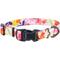 Show in main carousel: Inspire Adjustable Fashion Polyester Standard Dog Collar, Sherbet Blooms, X-Small: 8 to 12-in neck, 5/8-in wide slide 1 of 3