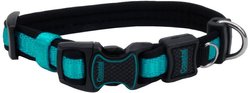 Inspire Adjustable Neoprene Standard Dog Collar, Aqua, X-Small: 8 to 12-in neck, 5/8-in wide