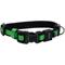 Show in main carousel: Inspire Adjustable Neoprene Standard Dog Collar, Green, X-Small: 8 to 12-in neck, 5/8-in wide slide 1 of 9