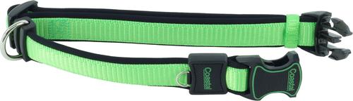 Show full view: Inspire Adjustable Neoprene Standard Dog Collar, Green, X-Small: 8 to 12-in neck, 5/8-in wide slide 7 of 9