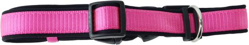 Show full view: Inspire Adjustable Neoprene Standard Dog Collar, Pink, Large: 18 to 26-in neck, 1-in wide slide 8 of 9