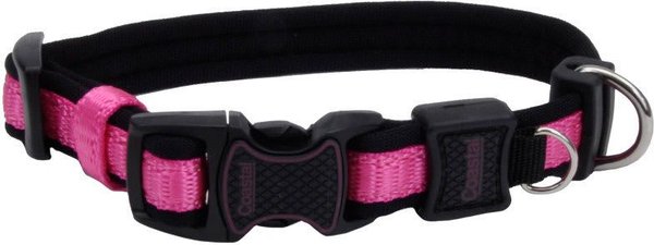 Show full view: Inspire Adjustable Neoprene Standard Dog Collar, Pink, Small: 10 to 14-in neck, 5/8-in wide slide 1 of 9
