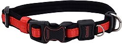 Inspire Adjustable Neoprene Standard Dog Collar, Red, Large: 18 to 26-in neck, 1-in wide