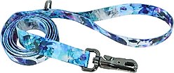 Inspire Fashion Polyester Standard Dog Leash, Rainy Day Floral, 6-ft long, 1-in wide