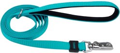 Inspire Neoprene Standard Dog Leash, Aqua, 6-ft long, 5/8-in wide