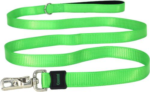 Show full view: Inspire Neoprene Standard Dog Leash, Green, 6-ft long, 1-in wide slide 5 of 6