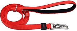 Inspire Neoprene Standard Dog Leash, Red, 6-ft long, 5/8-in wide