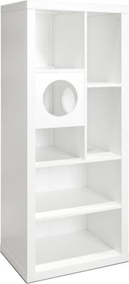 Show full view: INSTACHEW BOKEN Multifunctional Cat Condo with Storage, White slide 2 of 4
