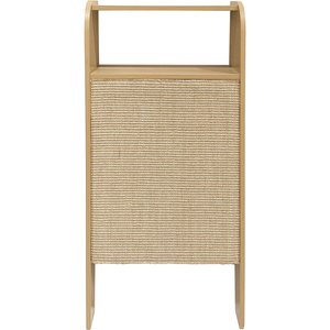 INSTACHEW HIBI Wall Mounted Cat Scratcher with Shelf, Oak