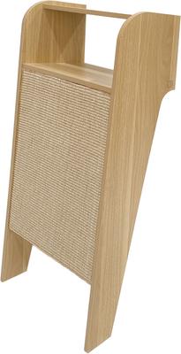 Show full view: INSTACHEW HIBI Wall Mounted Cat Scratcher with Shelf, Oak slide 3 of 4