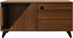 INSTACHEW HOSHI Lite Multifunctional Cabinet with Cat Scratcher, Walnut