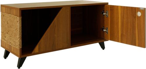 Show full view: INSTACHEW HOSHI Lite Multifunctional Cabinet with Cat Scratcher, Walnut slide 2 of 5