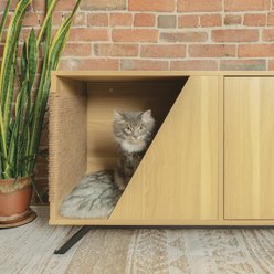 INSTACHEW HOSHI Multifunctional Cabinet with Cat Scratcher, Oak slide 2 of 6