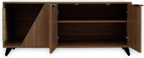 Show full view: INSTACHEW HOSHI Multifunctional Cabinet with Cat Scratcher, Walnut slide 2 of 2