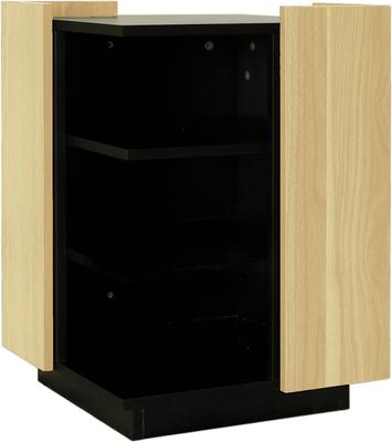 Show full view: INSTACHEW KYUBU Pet Lounge Cat Condo with Shelf, Oak slide 2 of 4