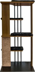 INSTACHEW MODAN Multifunctional Cat Tree with LED Lighting, Walnut