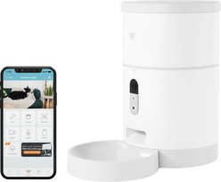 INSTACHEW Purechew Automatic with HD Camera Cat & Dog Smart Pet Feeder, White
